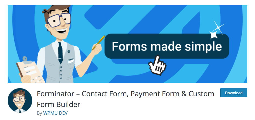 Forminator by WPMU DEV Contact Form Plugin for WordPress