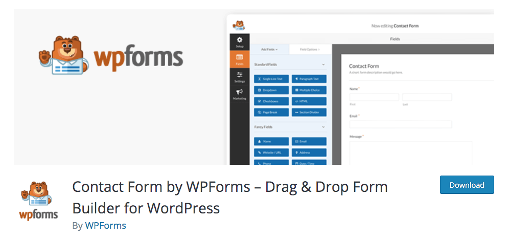 WPForms Contact Form Plugin for WordPress