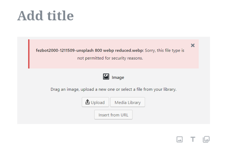 WebP images unsupported by WordPress