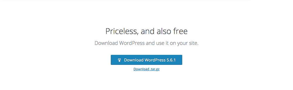 Download and Install WordPress Download WordPress core files from WordPress.org