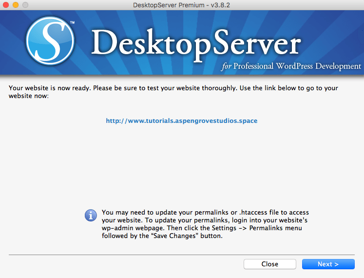 Deploy from DesktopServer localhost to live website