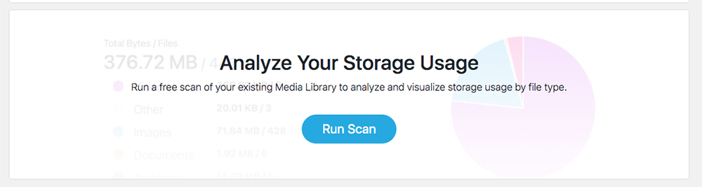 Big File Uploads storage scan